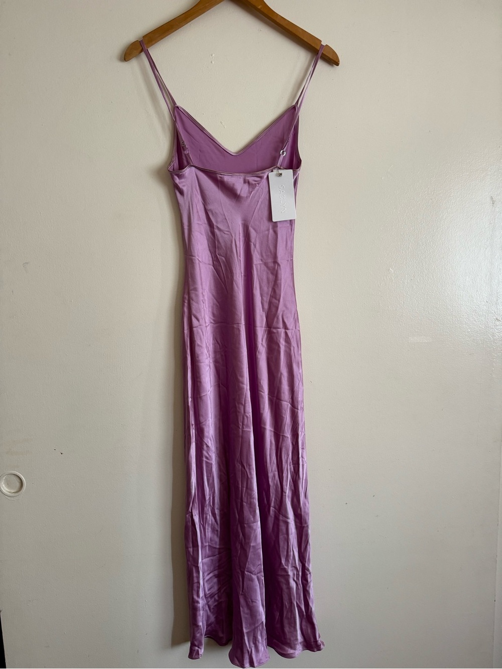 SABLYN Taylor Silk Slip Dress in Orchid & Dusty Mauve Pink - Picture 6 of 9